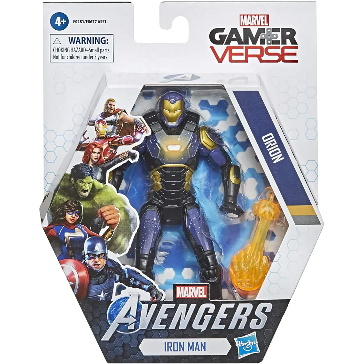 Figurina Iron Man Hasbro, Multicolor, 15 cm fotografia produsului View 2 L