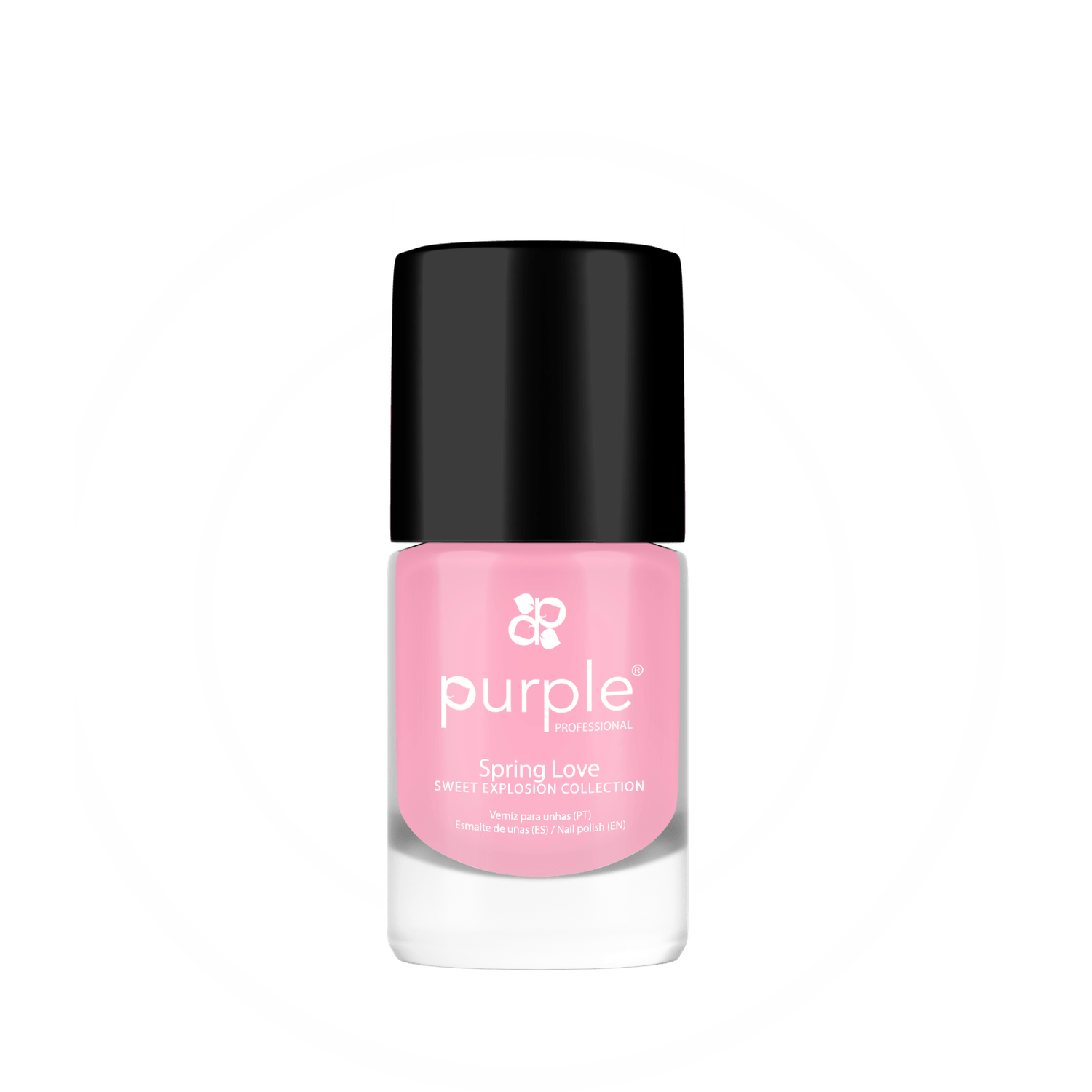 Lac de unghii Purple Spring Love Roz 10 ml fotografia produsului