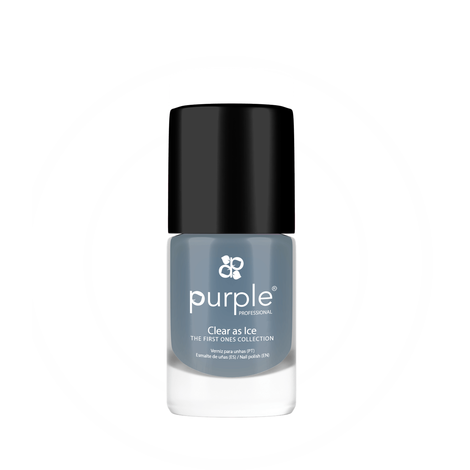 Lac de unghii  Purple Clear As Ice Transparent 10 ml fotografia produsului