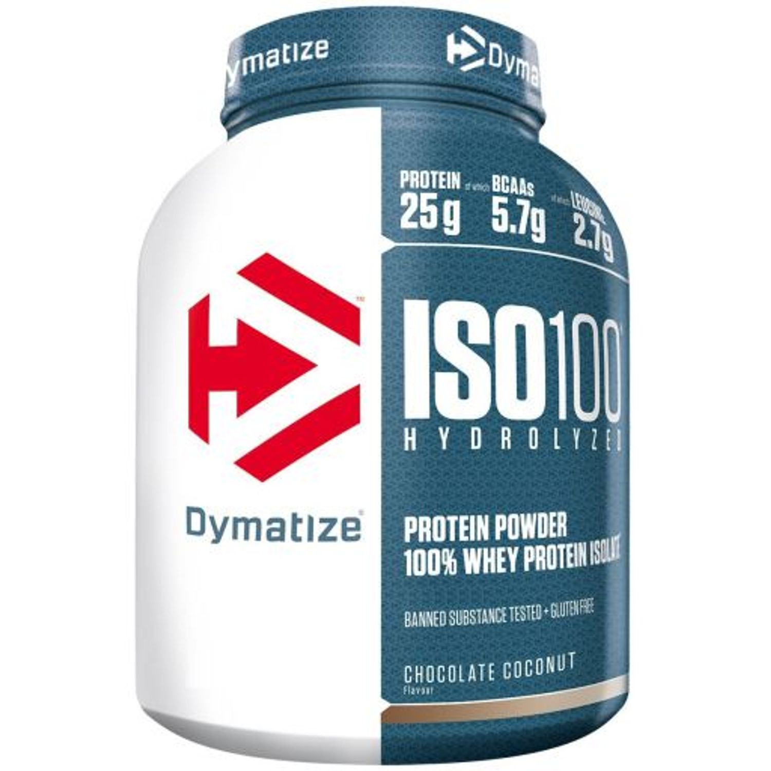 Izolat proteic din zer Dymatize ISO 100 Chocolate Coconuts, 2264 g fotografia produsului