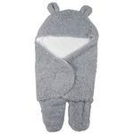 Patura de infasat pentru bebelusi, PIB01, gri deschis, Primii Pasi fotografia produsului