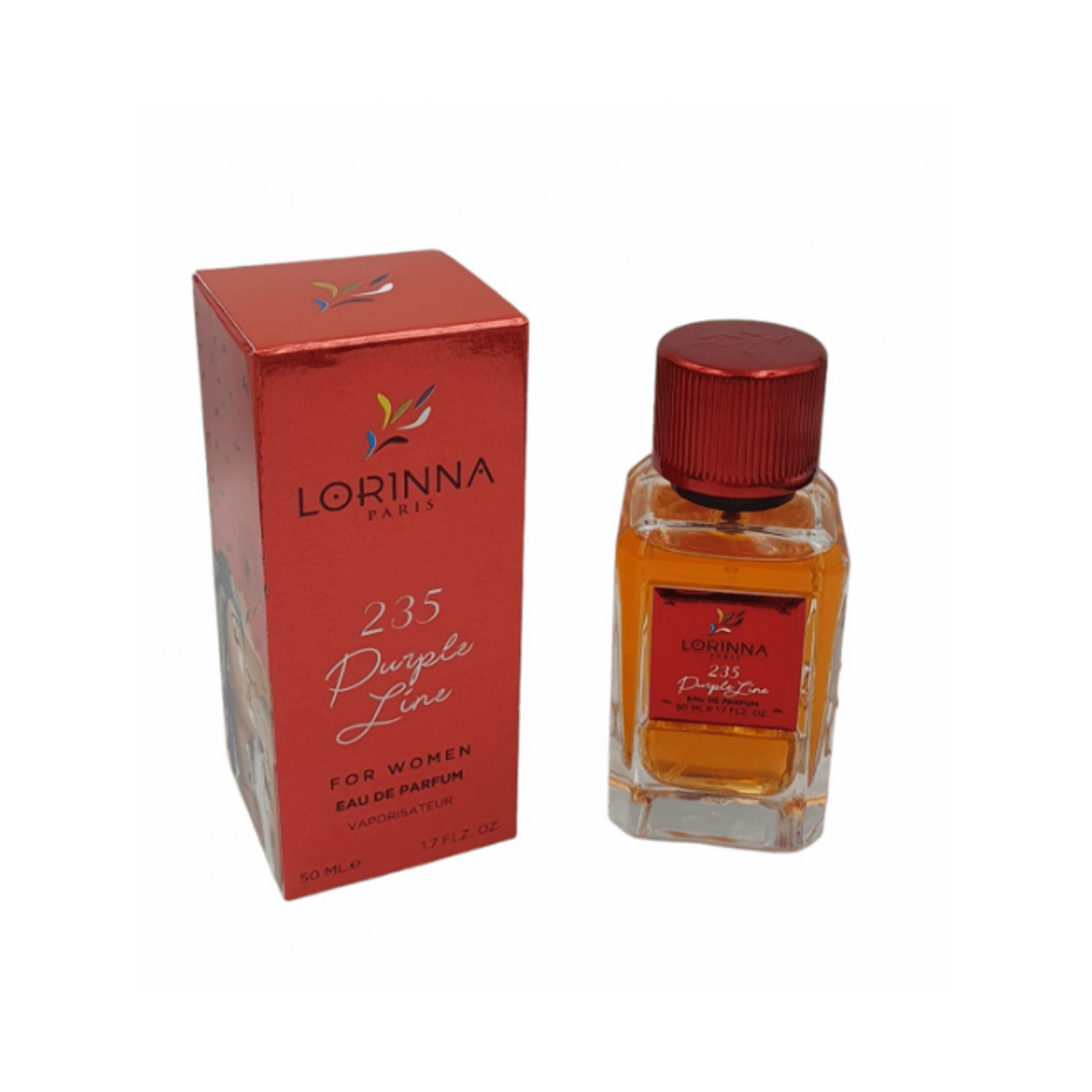 Apa de parfum Lorinna Purple Line de dama, 50 ml fotografia produsului