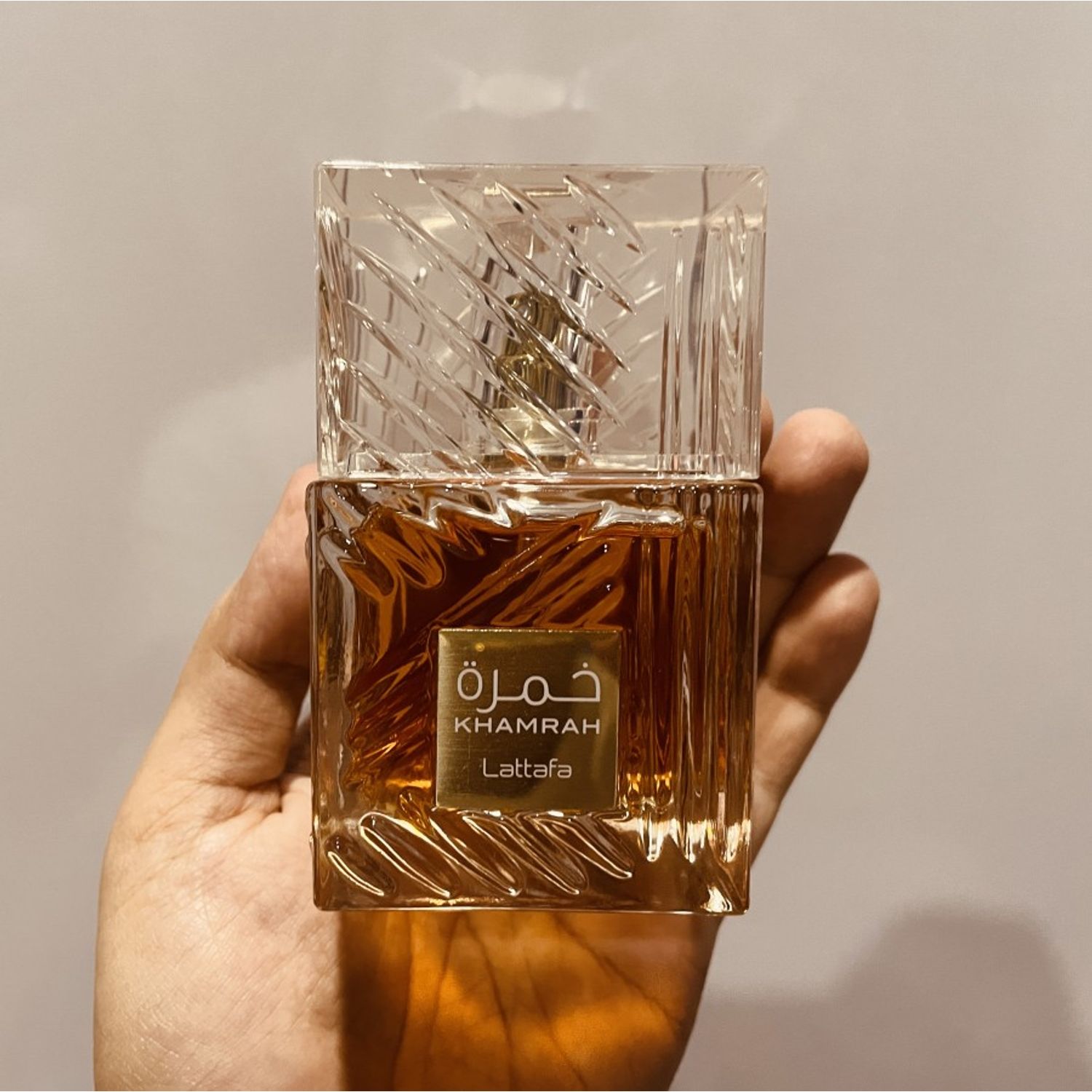 Apa de parfum Lattafa, Khamrah, unisex, 100ml fotografia produsului View 2 L