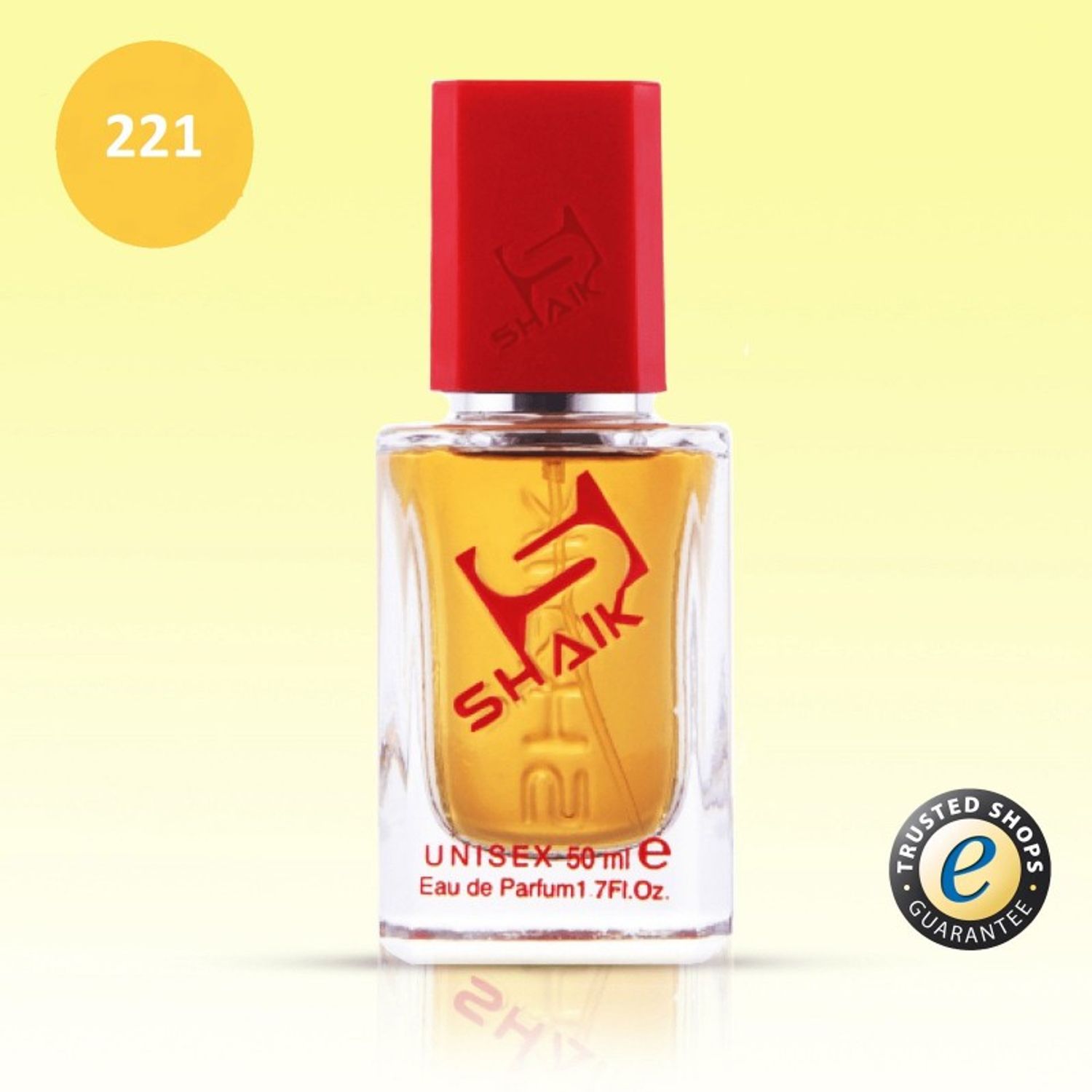 Apa de Parfum Shaik 221 Black Phantom, 50 ml, unisex fotografia produsului View 2 L
