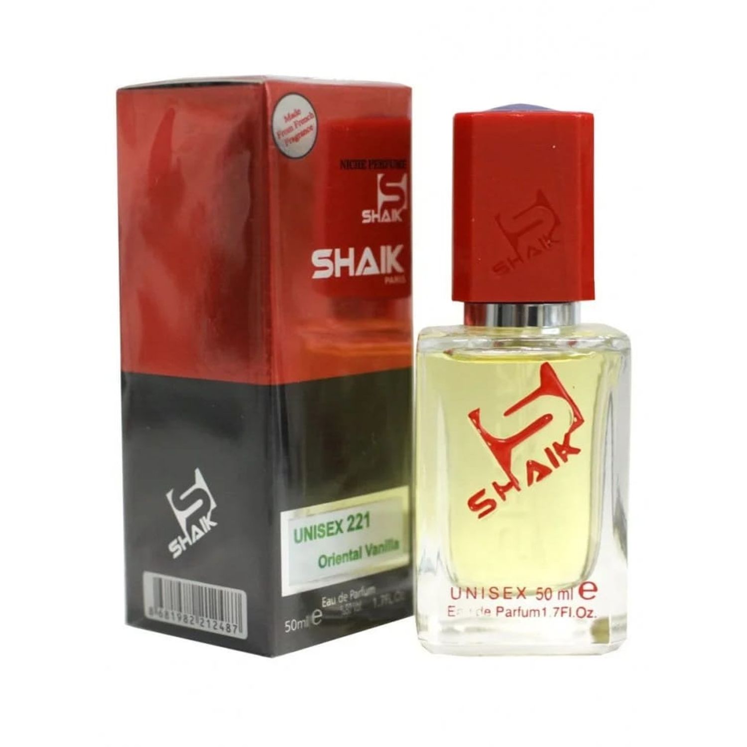 Apa de Parfum Shaik 221 Black Phantom, 50 ml, unisex fotografia produsului