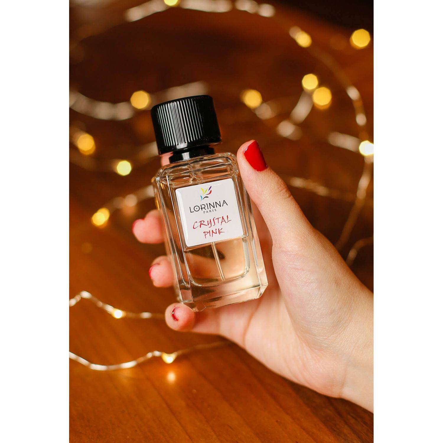 Apa de Parfum Lorinna Crystal Pink, 50 ml, de dama fotografia produsului View 3 L