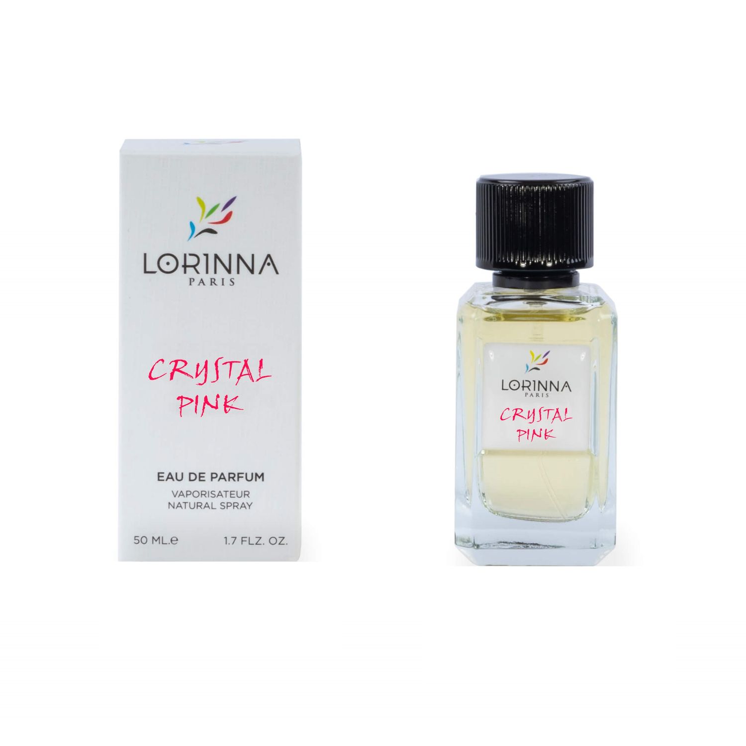 Apa de Parfum Lorinna Crystal Pink, 50 ml, de dama fotografia produsului