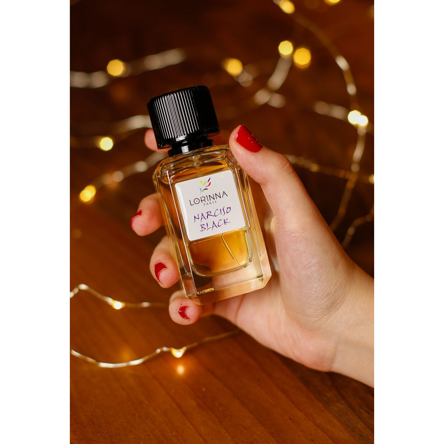 Apa de Parfum Lorinna Narciso Balck, 50 ml, de dama fotografia produsului View 3 L