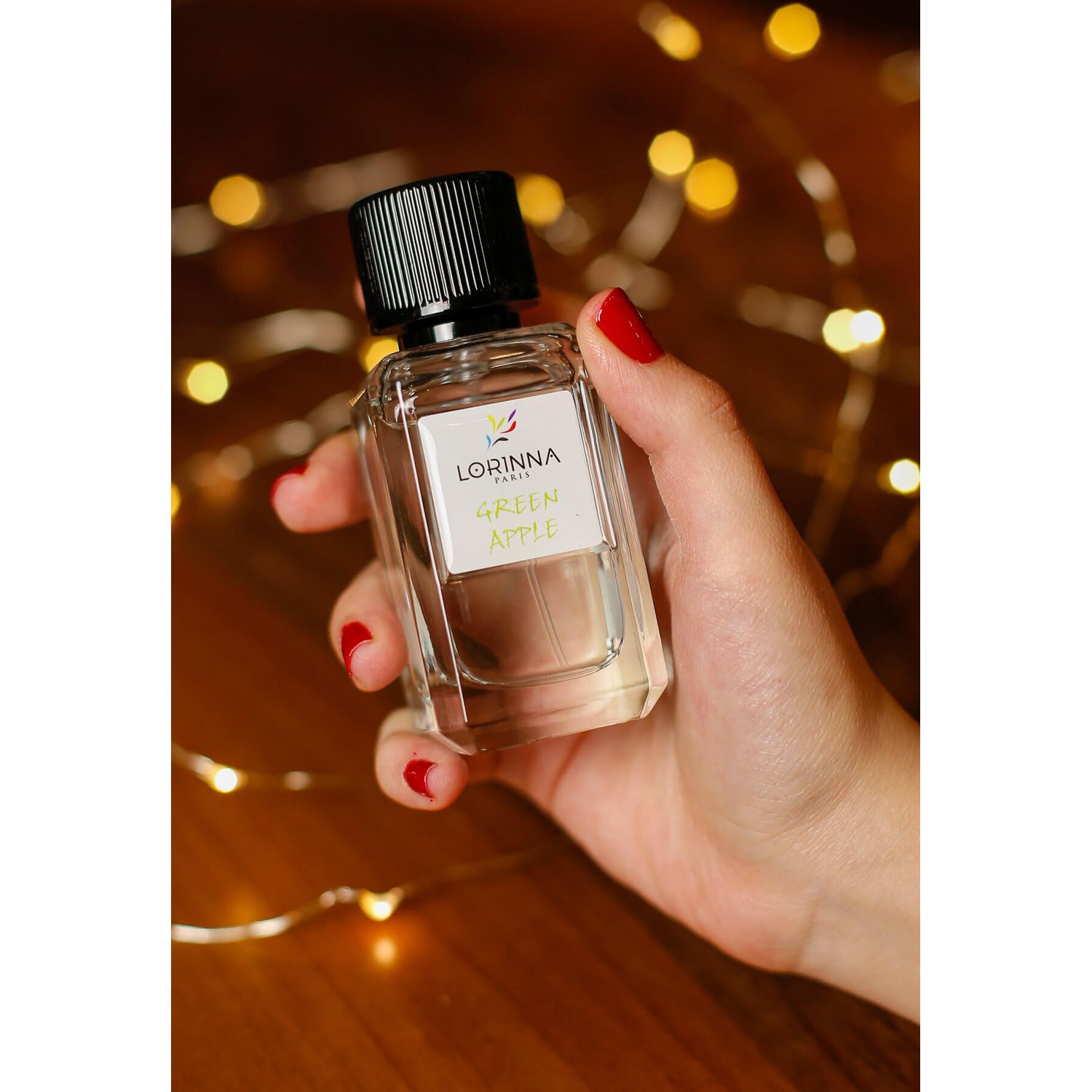 Apa de Parfum Lorinna Green APPLE, 50 ml, de dama fotografia produsului View 3 L