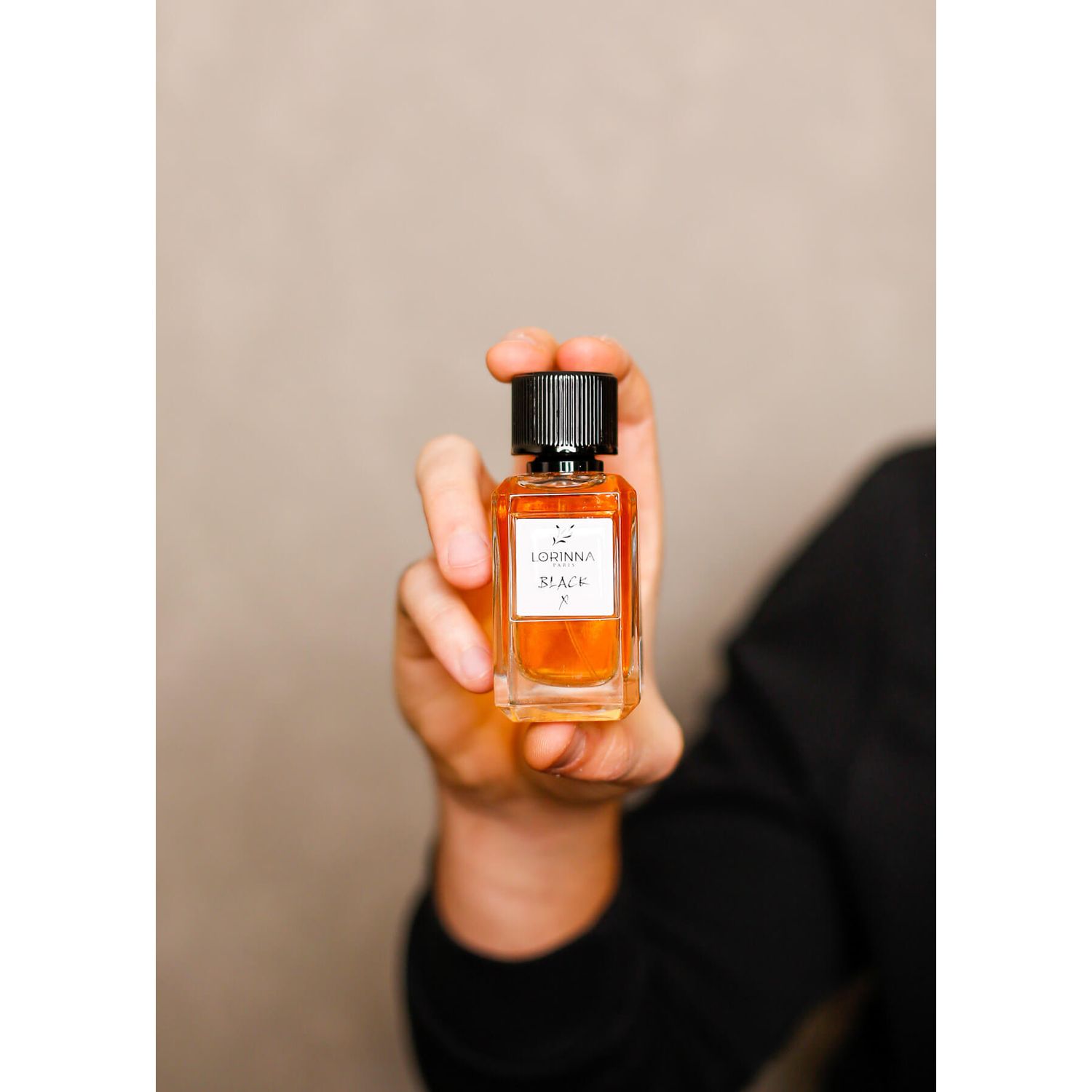 Apa de Parfum Lorinna Black XS 50 ml, de barbat fotografia produsului View 3 L