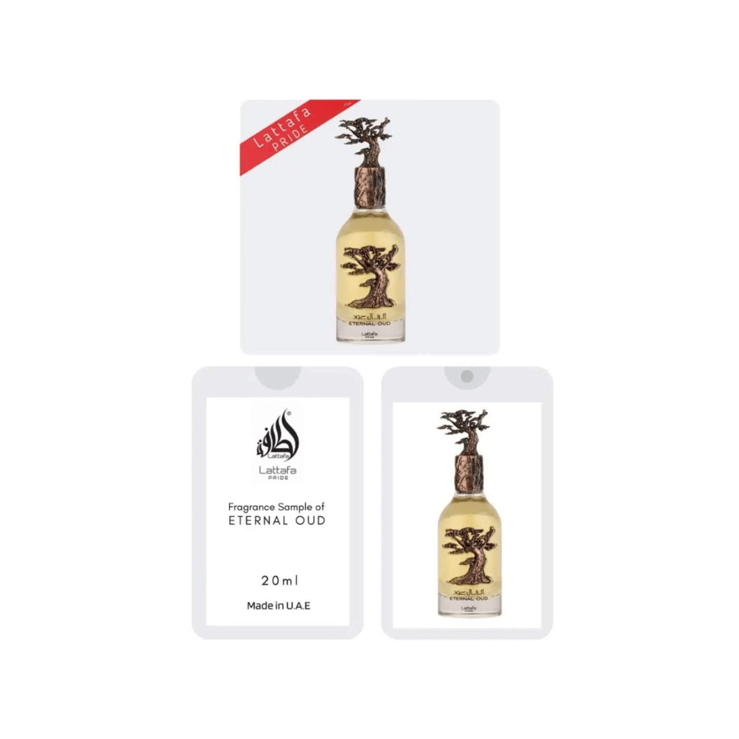 Apa de parfum, arabesc, Lattafa Pride, Eternal Oud, Unisex, 20 ml fotografia produsului View 3 L
