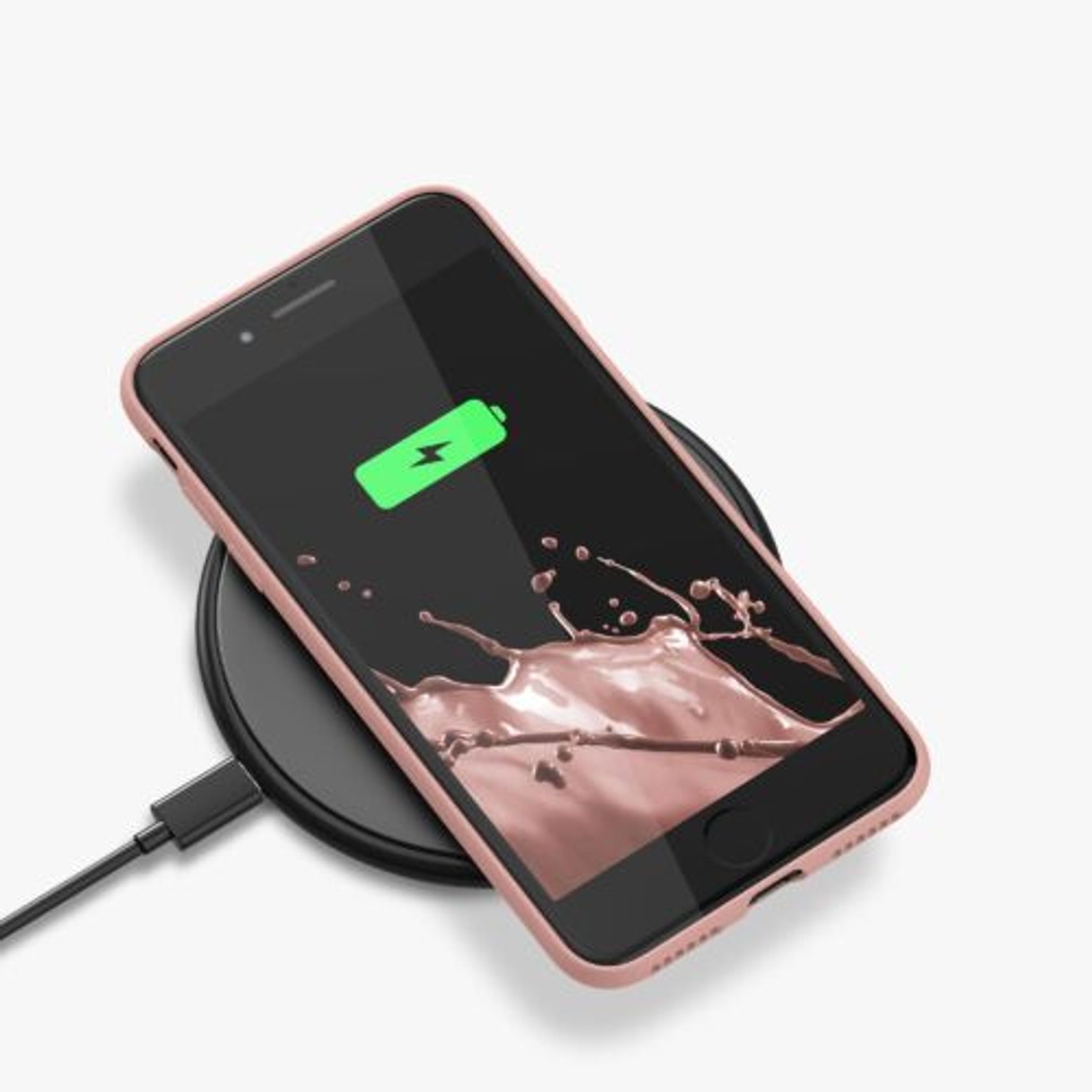 Husa Kwmobile pentru Apple iPhone 8/iPhone 7/iPhone SE 2, Silicon, Rose Gold, 49979.237 fotografia produsului View 10 L
