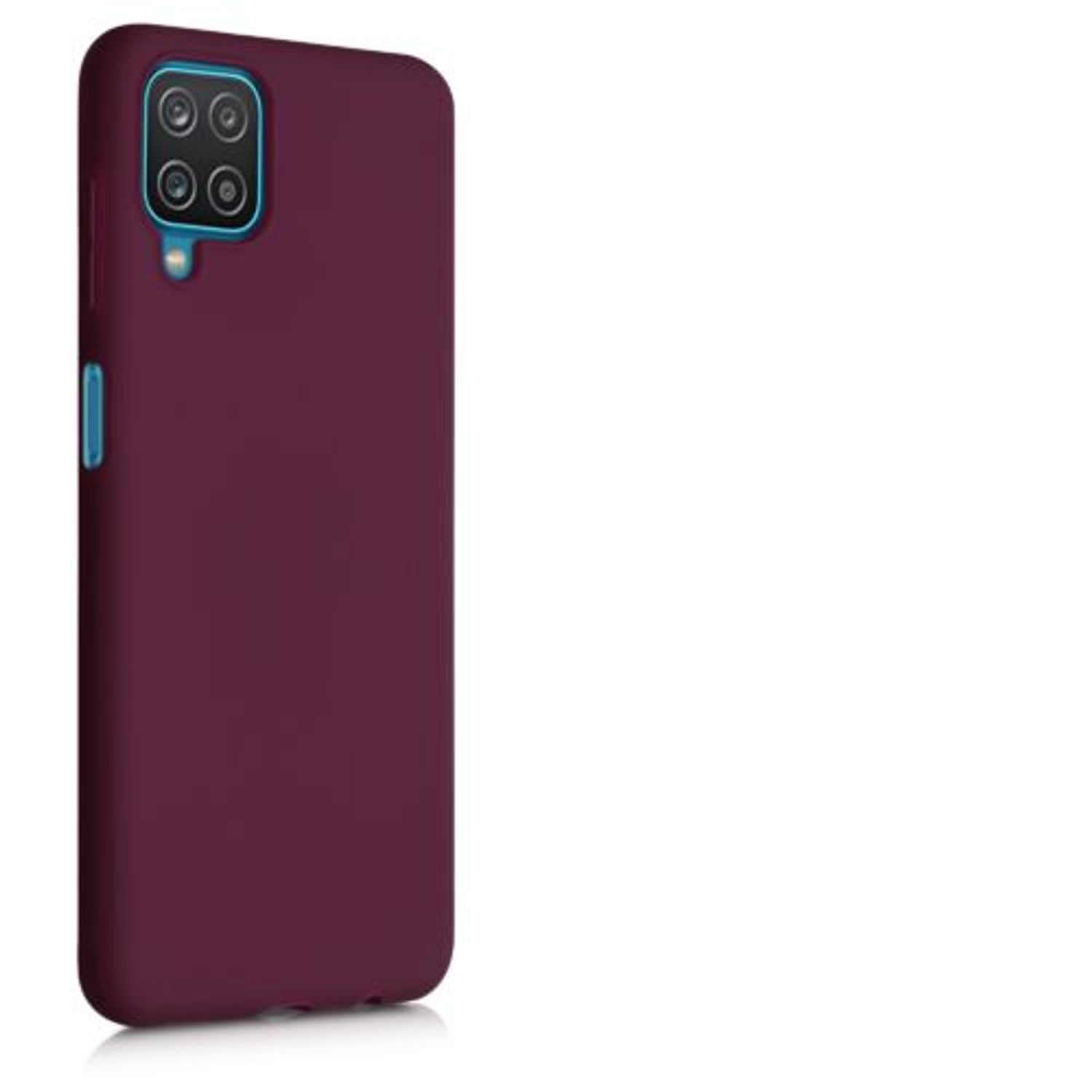 Husa pentru Samsung Galaxy A12, Silicon, Violet, 54048.187 fotografia produsului View 8 L