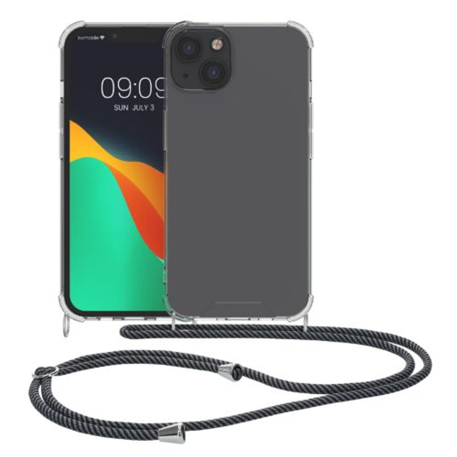 Husa Kwmobile pentru Apple iPhone 13, Silicon, Transparent, 55949.73 fotografia produsului