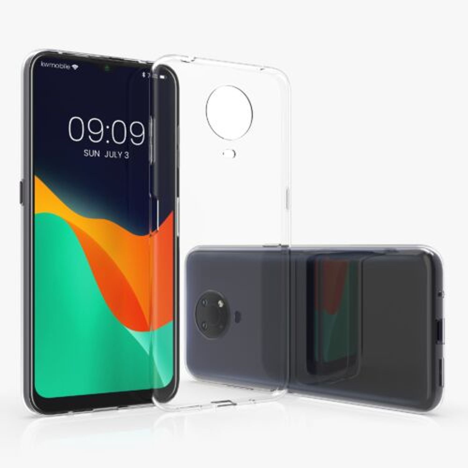 Husa pentru Nokia G20/G10, Silicon, Transparent, 55634.03 fotografia produsului View 4 L