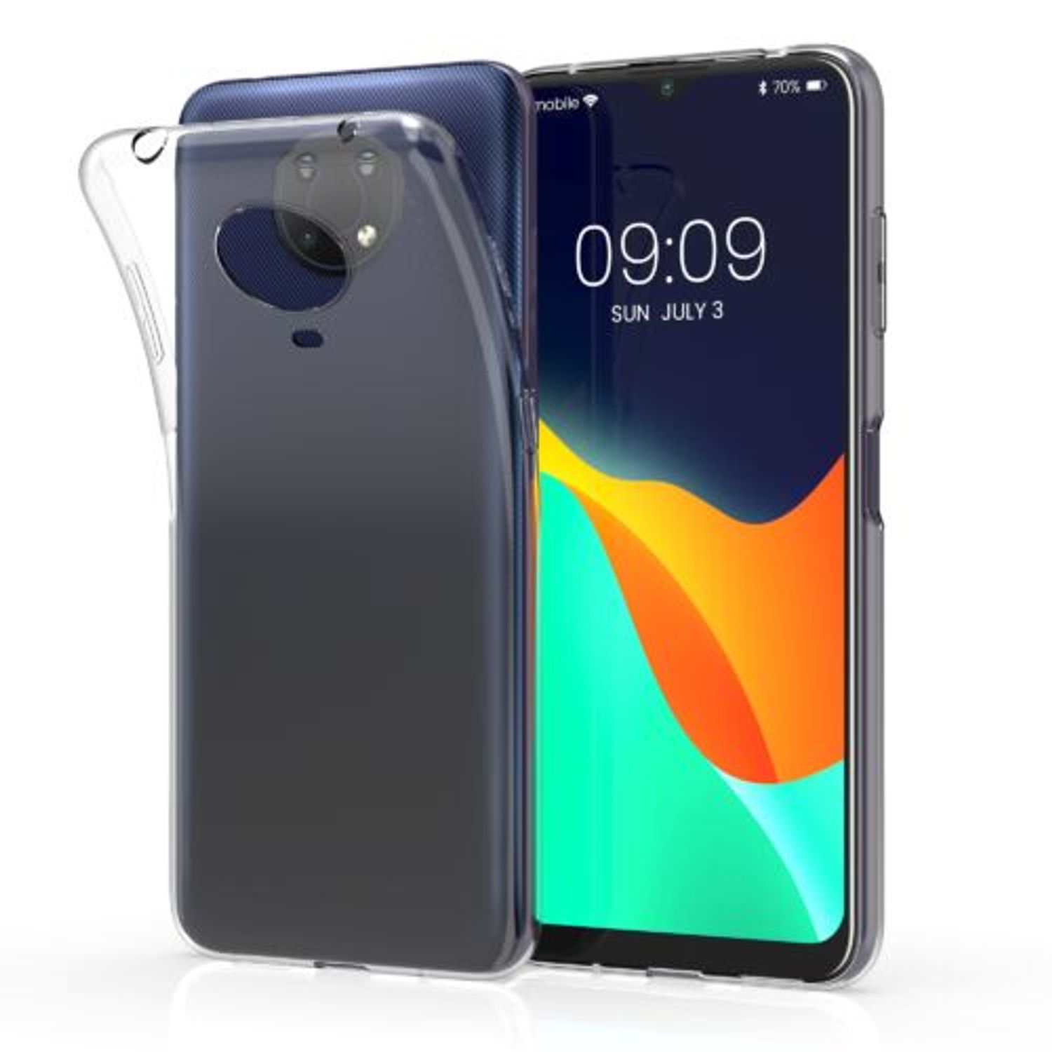 Husa pentru Nokia G20/G10, Silicon, Transparent, 55634.03 fotografia produsului
