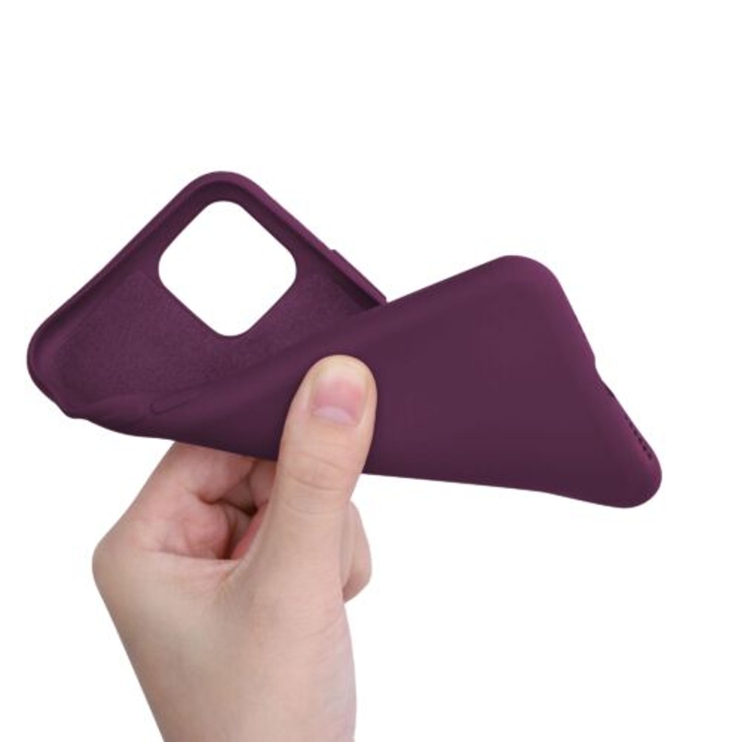 Husa pentru Apple iPhone 11, Silicon, Violet, 50791.187 fotografia produsului View 8 L