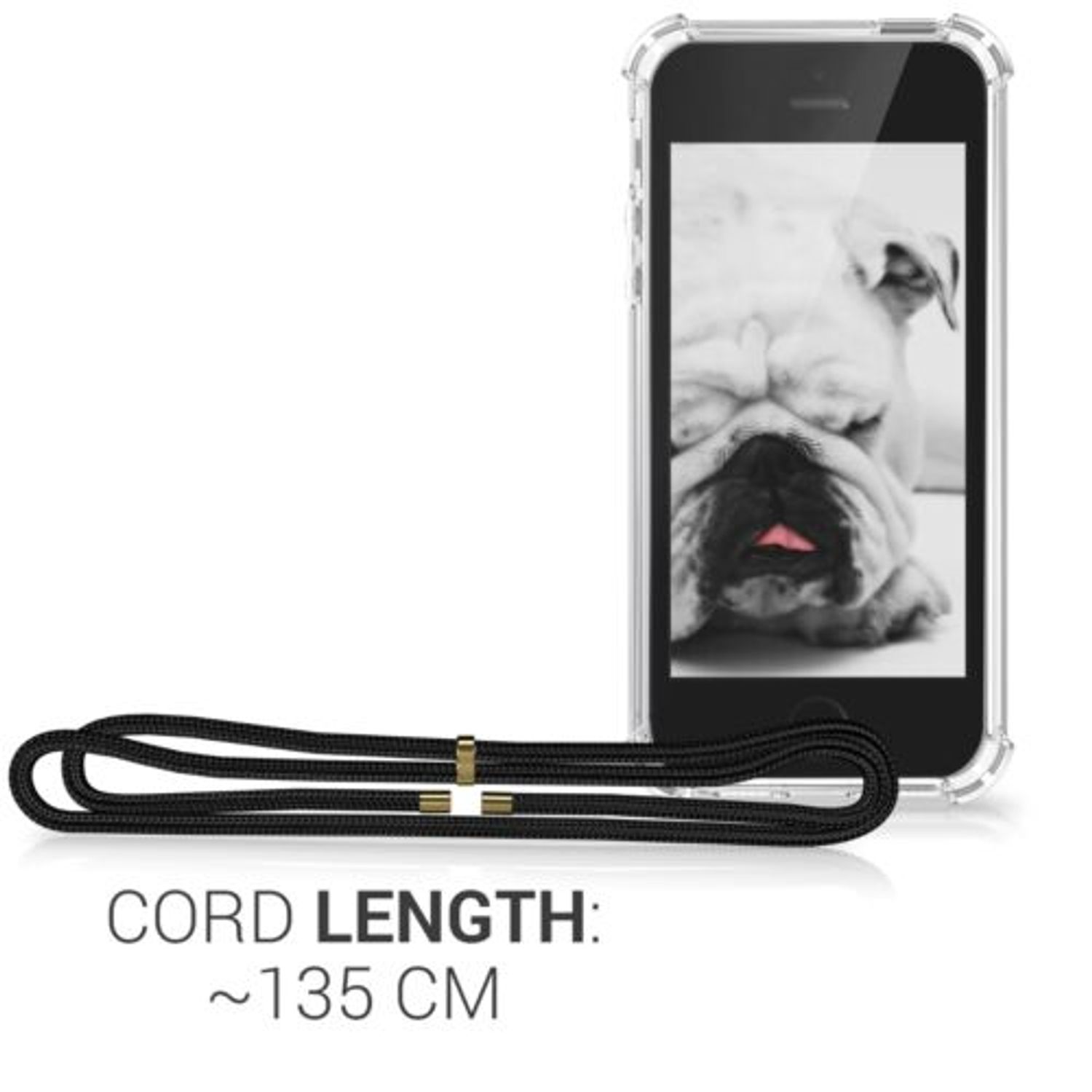 Husa pentru Apple iPhone 5/iPhone 5s/iPhone SE, Silicon, Transparent, 48210.03 fotografia produsului View 3 L