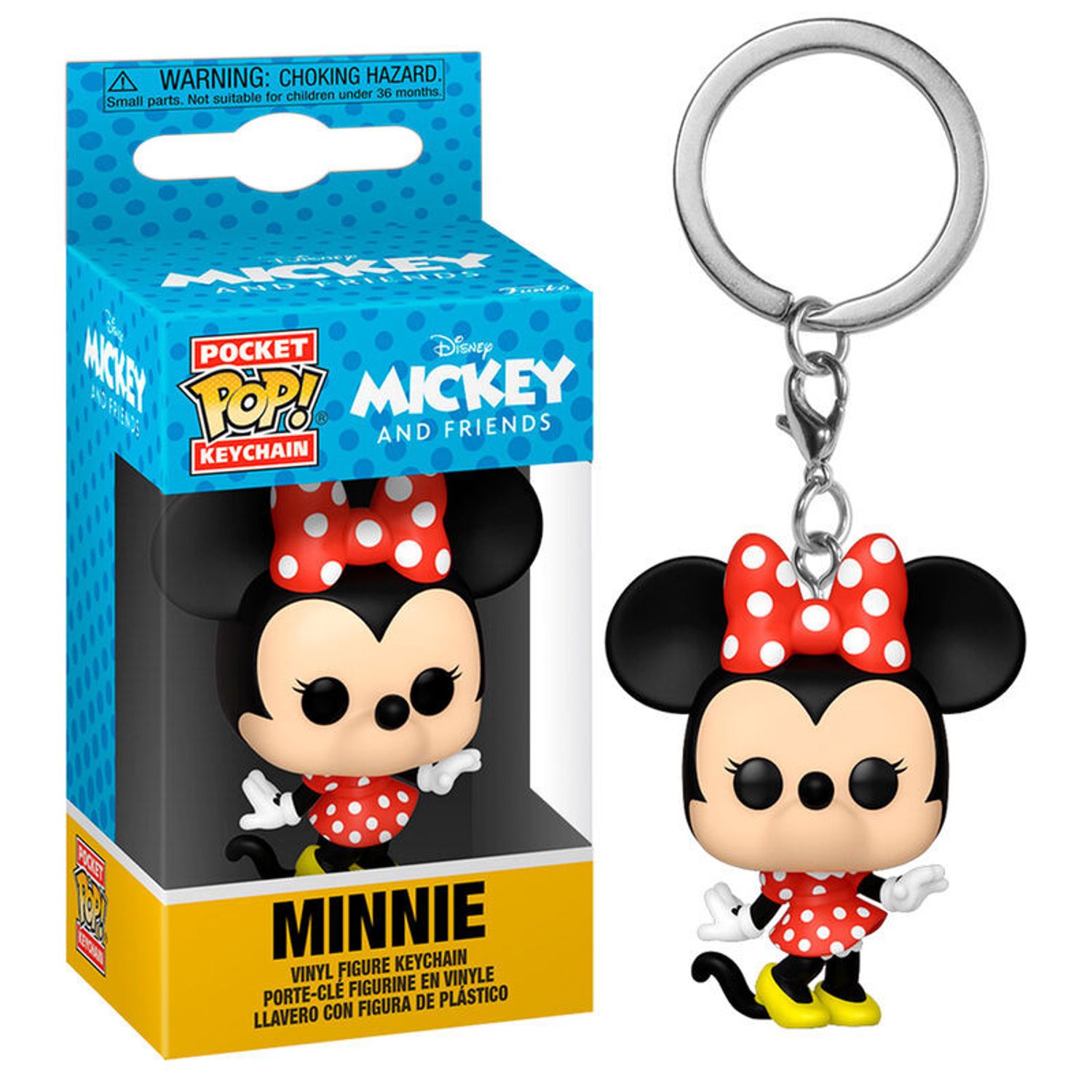 Breloc Funko Pocket POP! Disney Classics Minnie Mouse, 4 cm fotografia produsului View 2 L