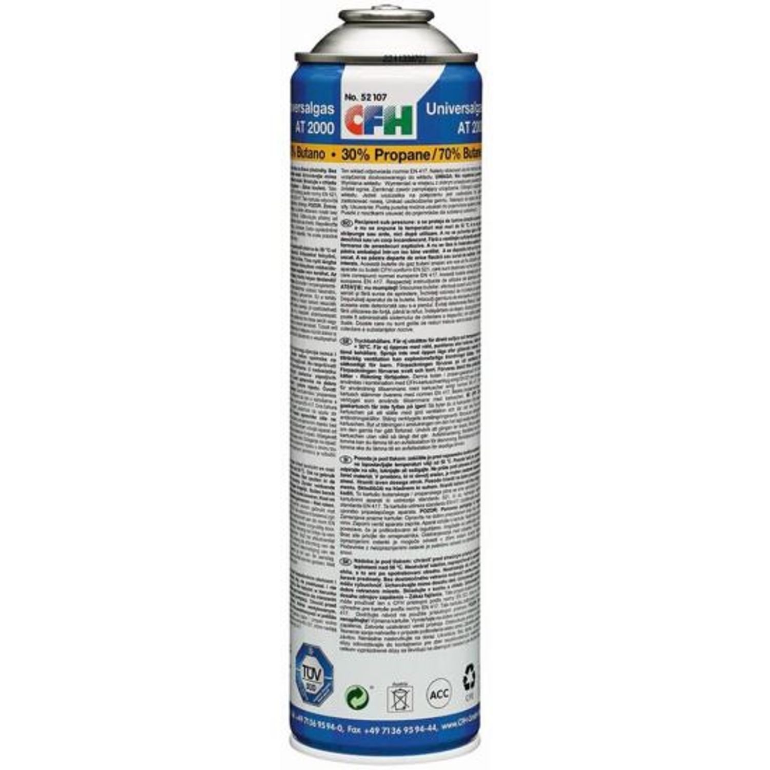 Cartus gaz Butan, Propan, 330 g, CFH fotografia produsului