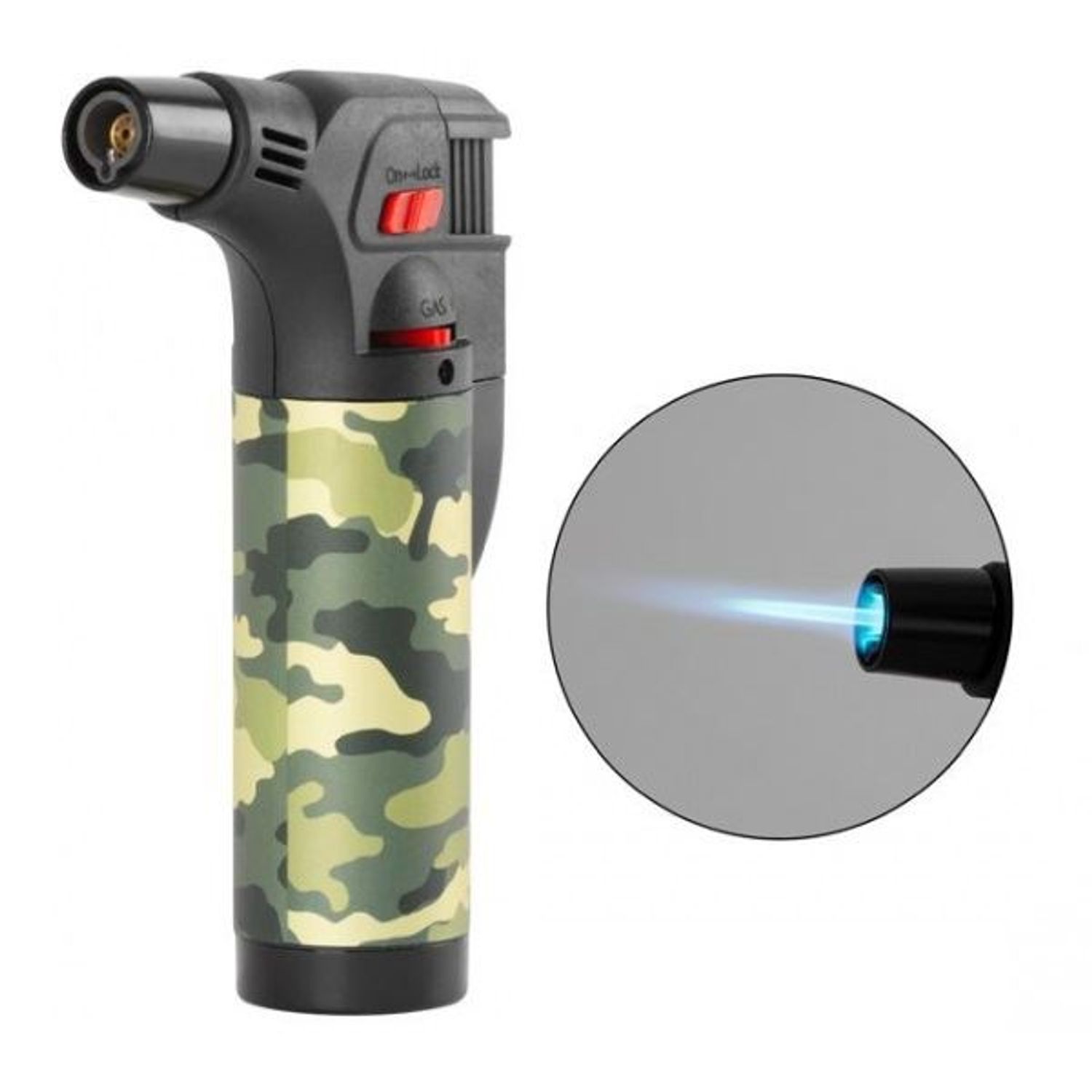 Mini arzator pe gaz Strend Pro Mini, camuflaj, 75x45x120mm fotografia produsului View 2 L