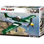Set de constructie, Sluban, Avion Militar, 323 piese fotografia produsului