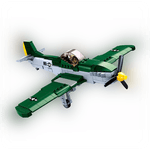 Set de constructie, Sluban, Avion Militar, 323 piese fotografia produsului View 3 S