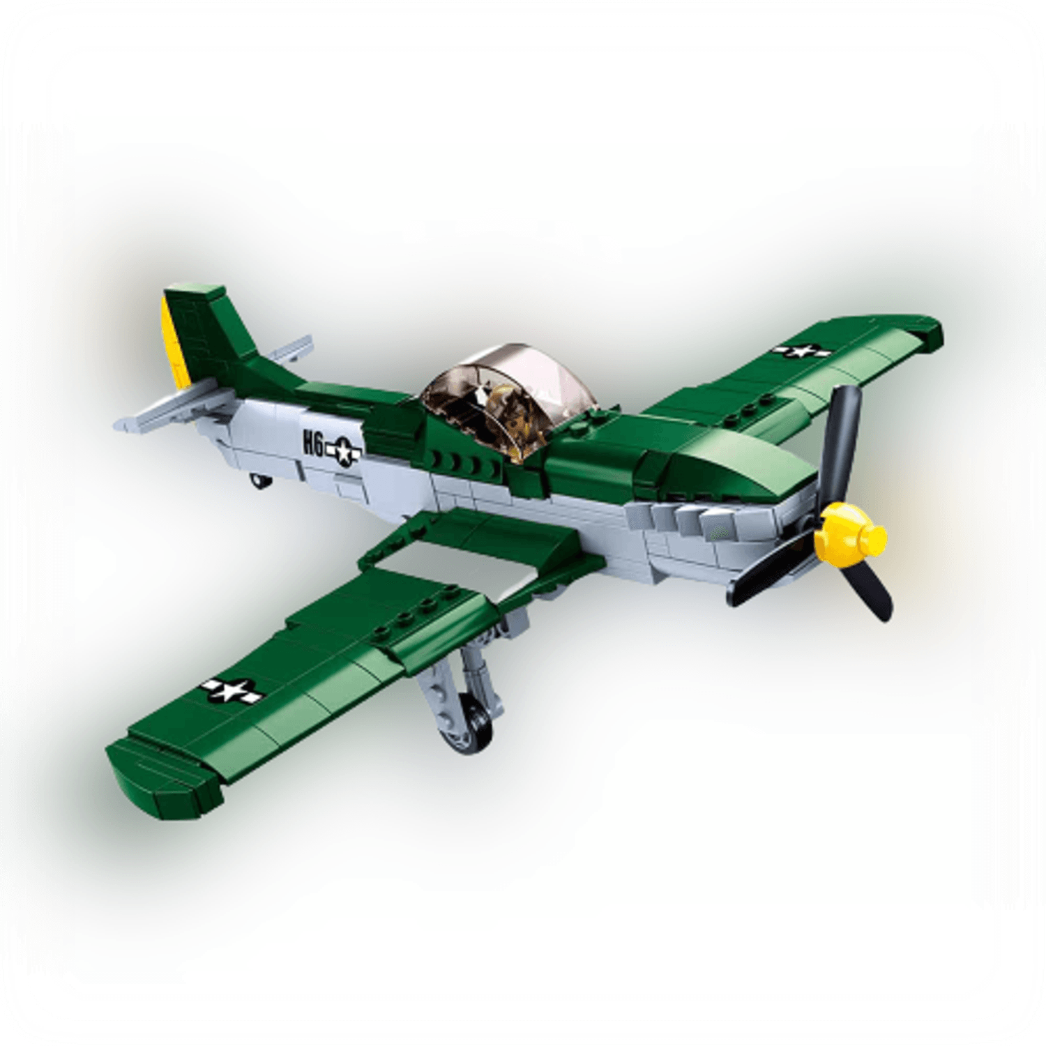 Set de constructie, Sluban, Avion Militar, 323 piese fotografia produsului View 3 L