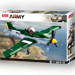 Set de constructie, Sluban, Avion Militar, 323 piese fotografia produsului View 4 S