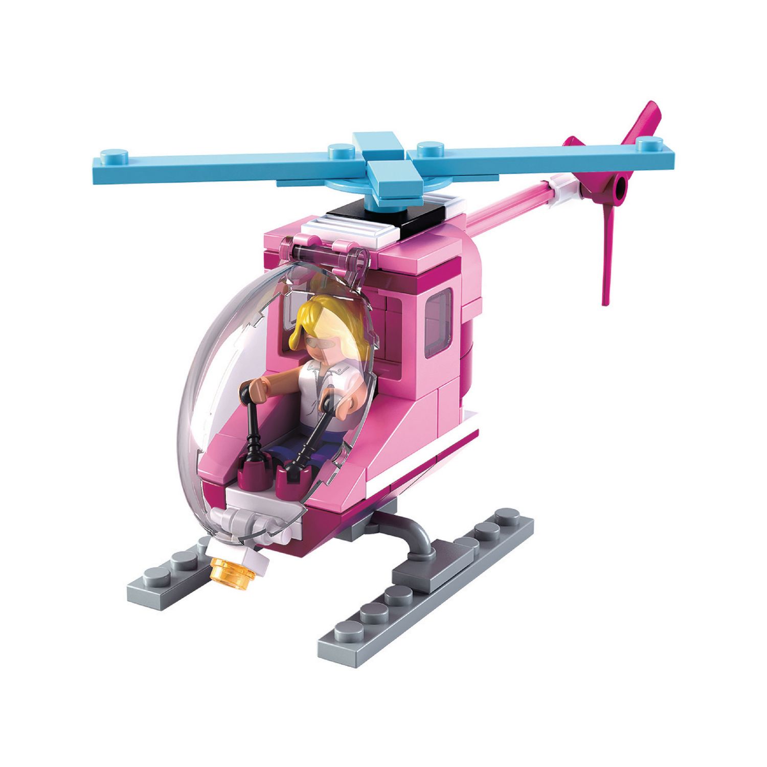 Set de constructie fete Sluban Visul fetelor Elicopter B0600D fotografia produsului