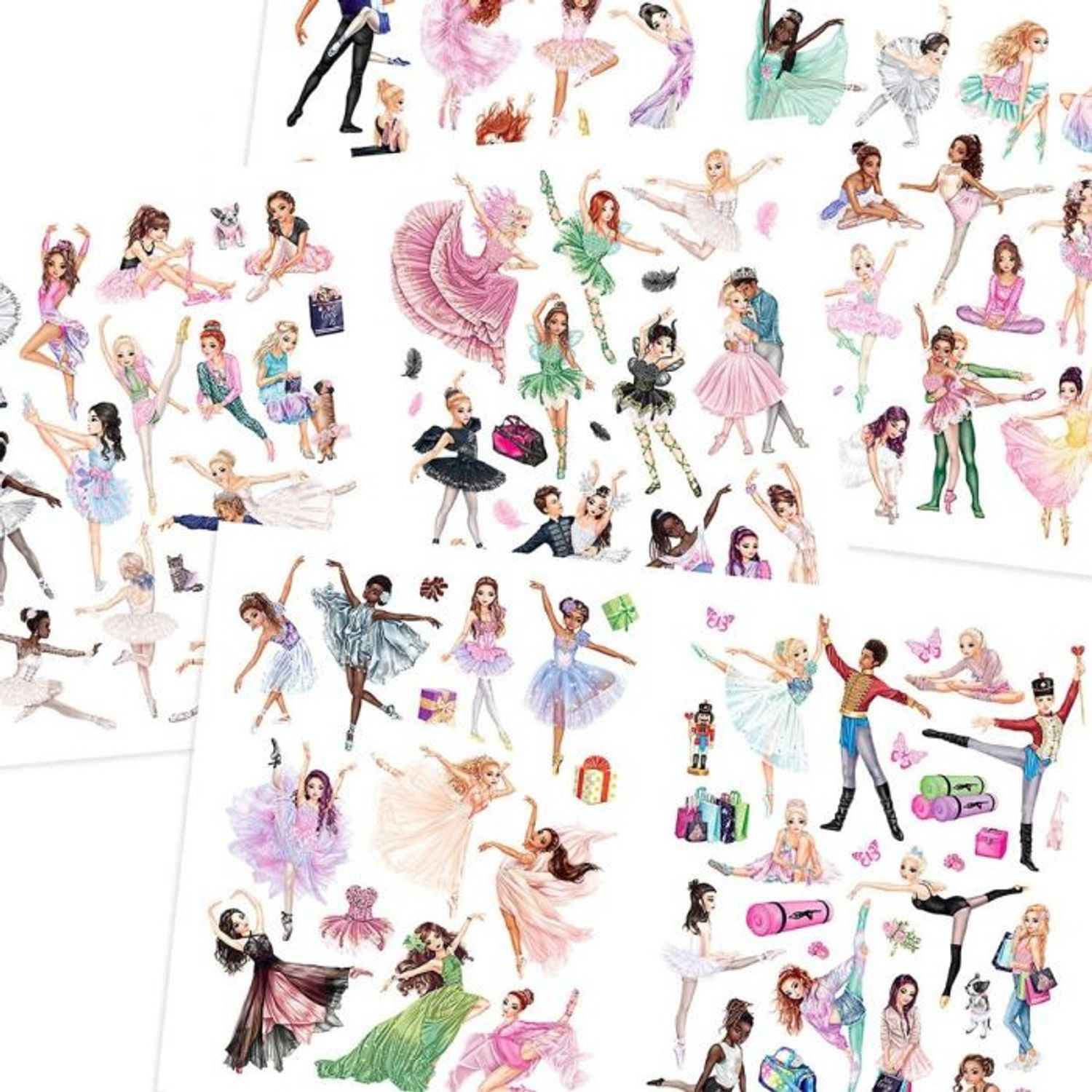 Album Sticker Ballet Top Model fotografia produsului View 3 L