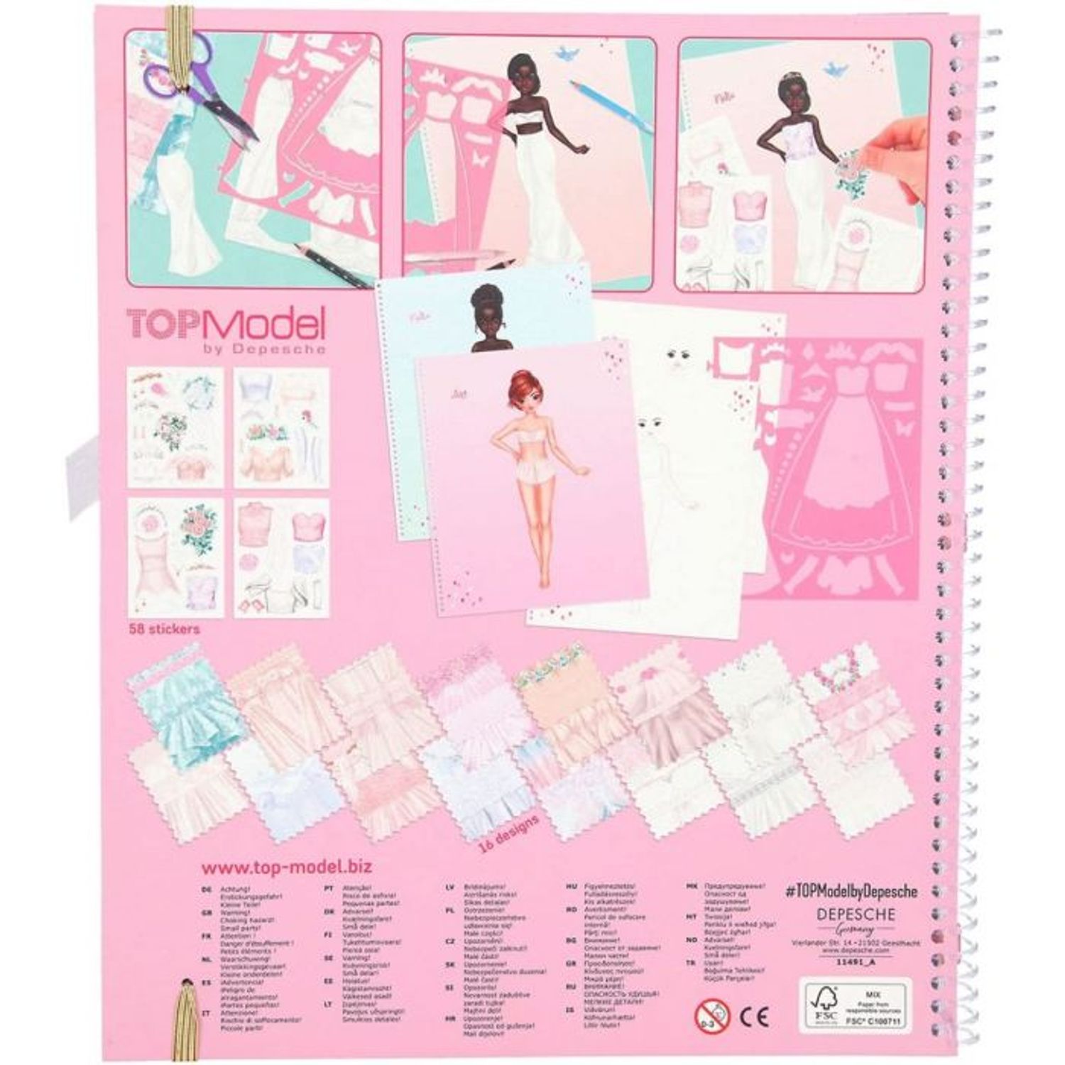 Carte Colorat Wedding Top Model fotografia produsului View 6 L