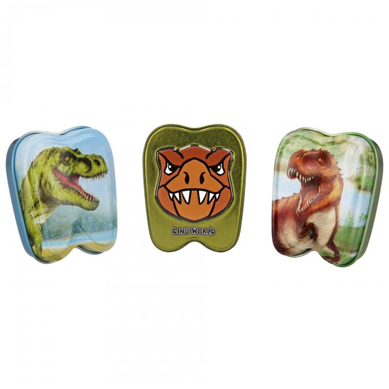 Cutie Metalica Mica Dino World fotografia produsului View 4 L