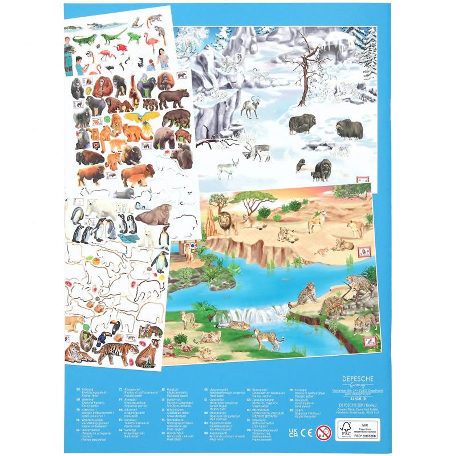 Carte Colorat Zoo Trends fotografia produsului View 6 L