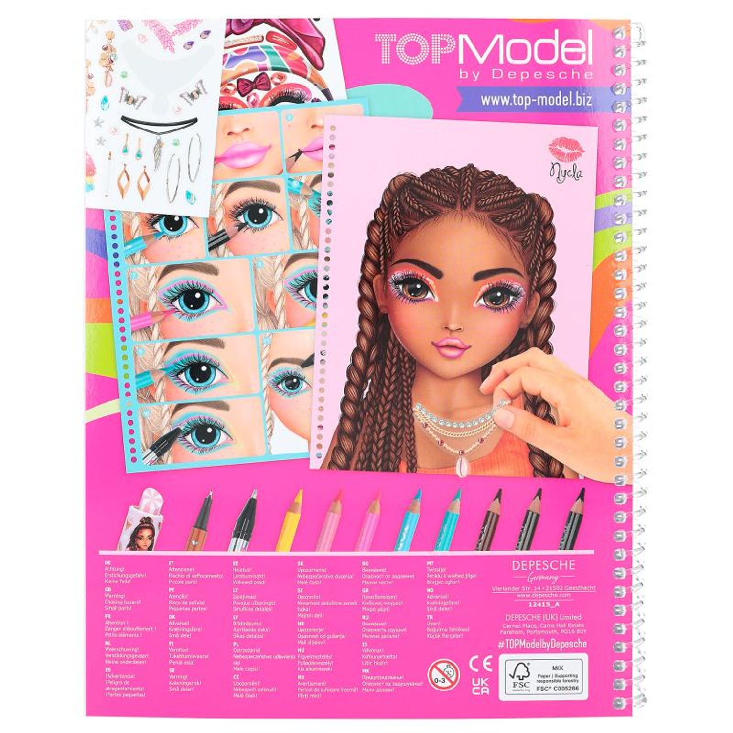 Carte Colorat Make Up TOPModel fotografia produsului View 5 L