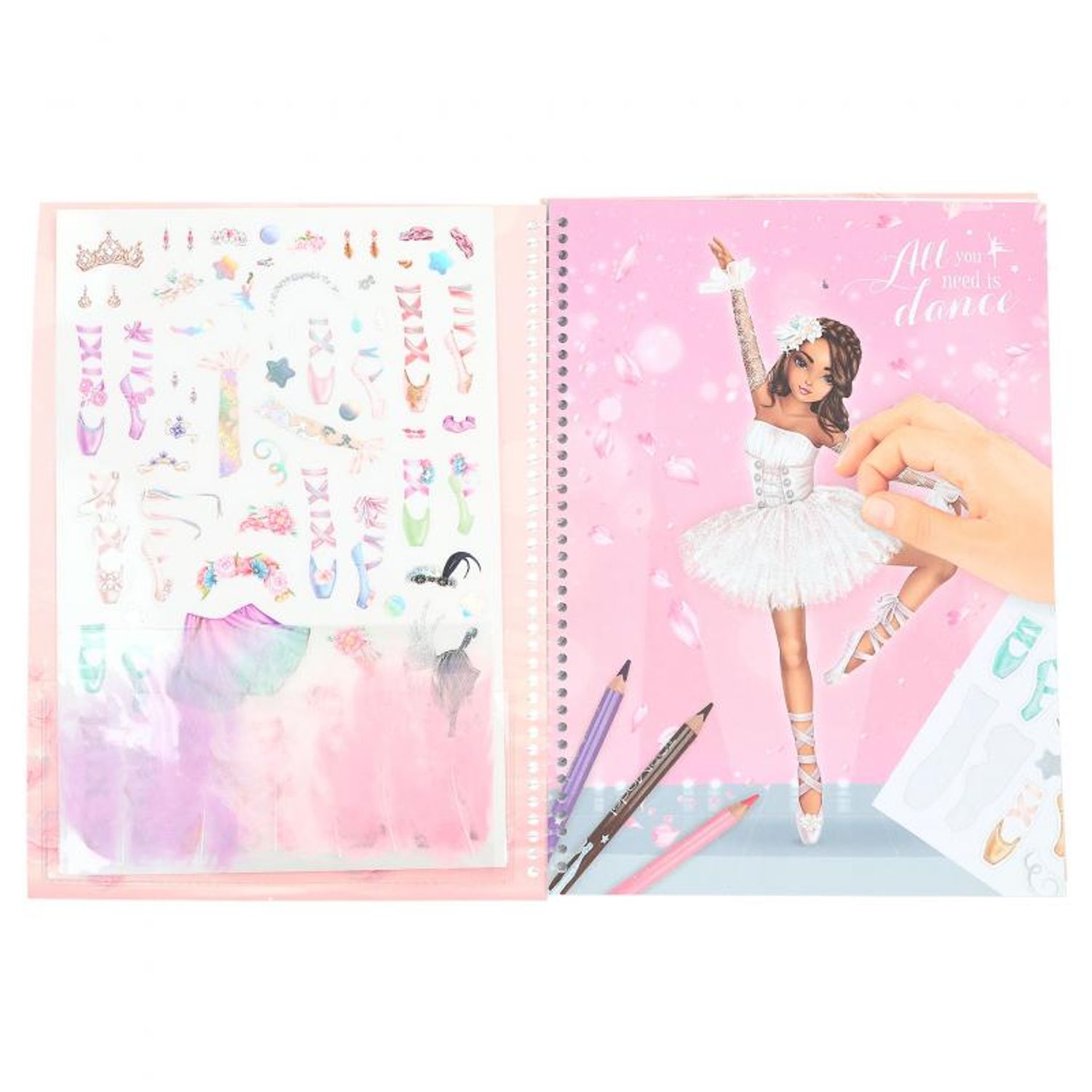 Carte Colorat Ballet TOPModel fotografia produsului View 3 L