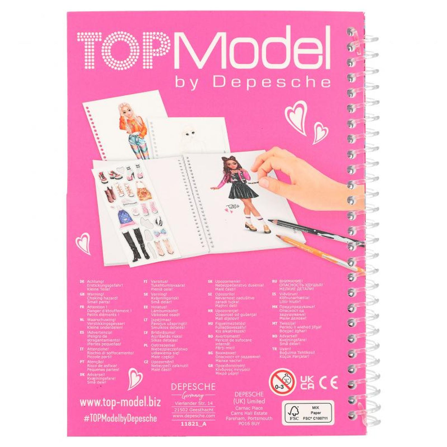 Carte Col de Buzunar TOPModel fotografia produsului View 5 L