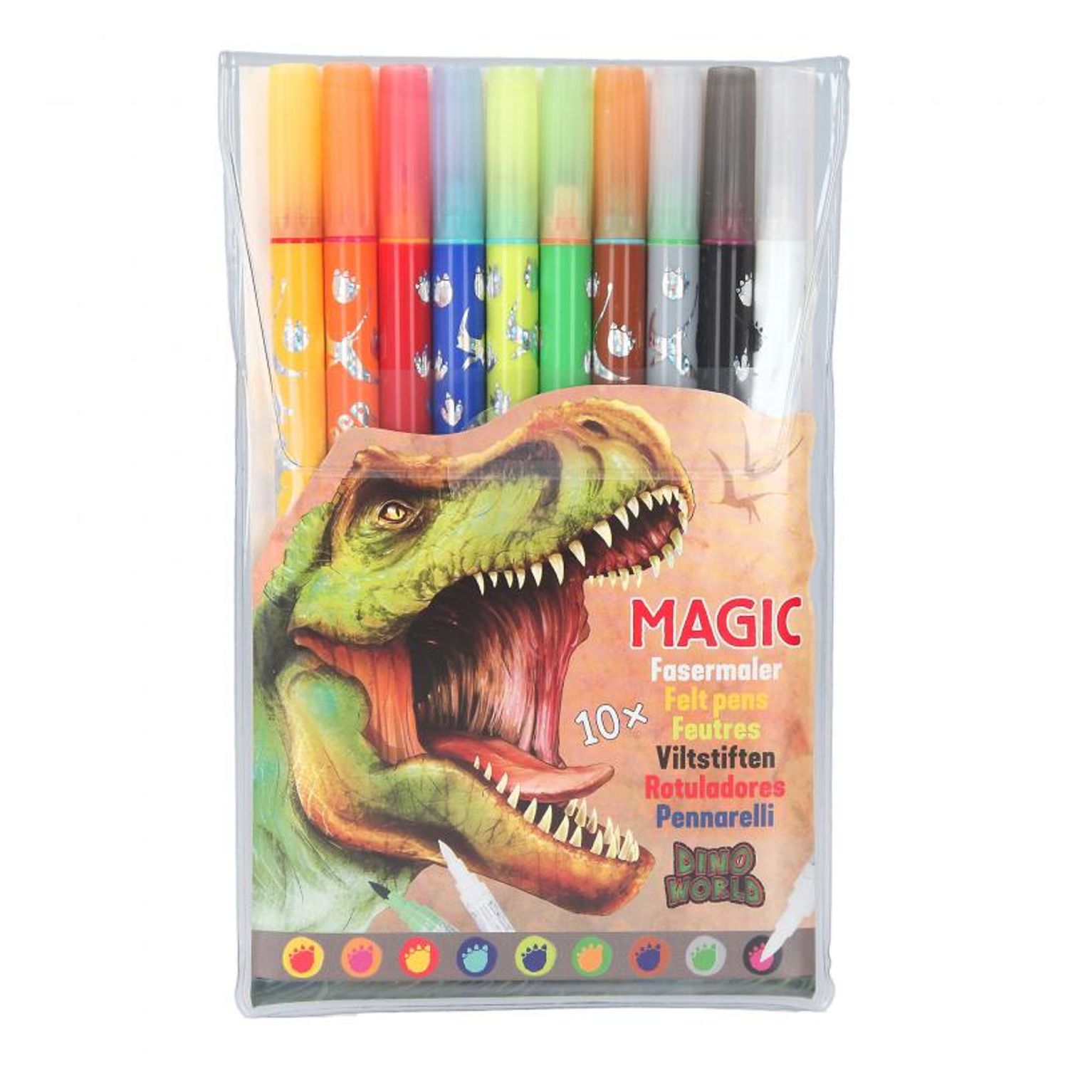 Magic Marker Set 9 bucati Dino World fotografia produsului