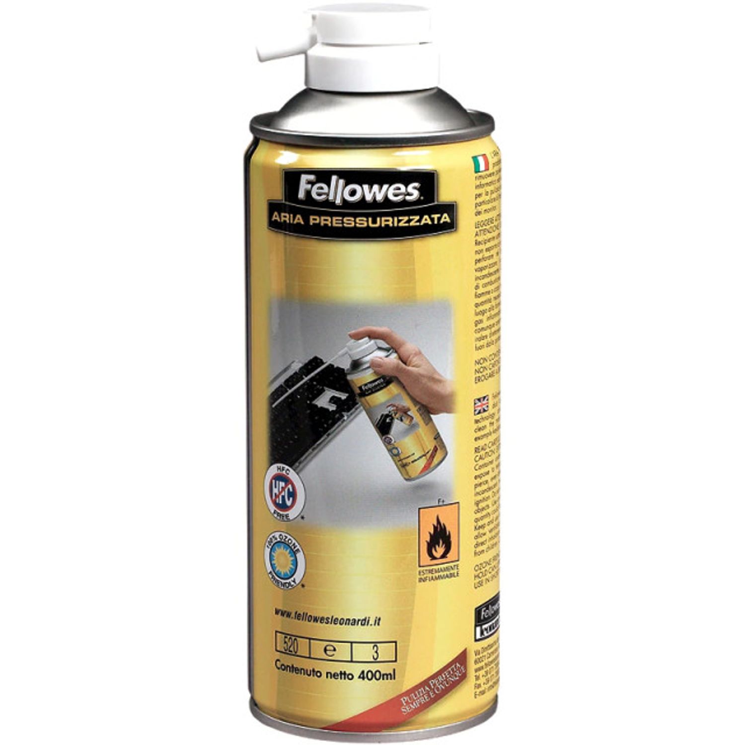 Spray cu jet de aer comprimat Fellowes, 400 ml fotografia produsului