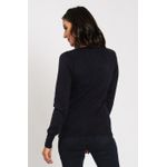 Pulover din casmir William de Faye WF891 bleumarin fotografia produsului View 2 S
