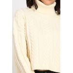 Pulover din casmir William de Faye WF957 crem fotografia produsului View 4 S