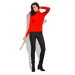 Pulover din casmir si matase William de Faye WF752 Rosu fotografia produsului View 3 S