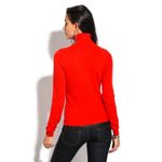 Pulover din casmir si matase William de Faye WF752 Rosu fotografia produsului View 2 S