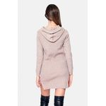 Rochie din casmir si matase CJF1235 Bej fotografia produsului View 2 S