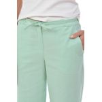 Pantaloni drepti din in P112 Verde fotografia produsului View 7 S