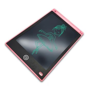 Tableta Grafica De Desenat Pentru Copii De 10 Inch Diagonala, Cu Buton De Stergere Si Creion - Roz