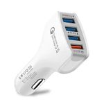 Incarcator Auto, 4x USB 3.0 Ultra Fast Charge Culoare Alb fotografia produsului