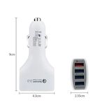 Incarcator Auto, 4x USB 3.0 Ultra Fast Charge Culoare Alb fotografia produsului View 5 S