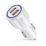 Incarcator auto Star, 12-24v LS CC9, Quick Charge 3.0, 2 x USB, Alb fotografia produsului