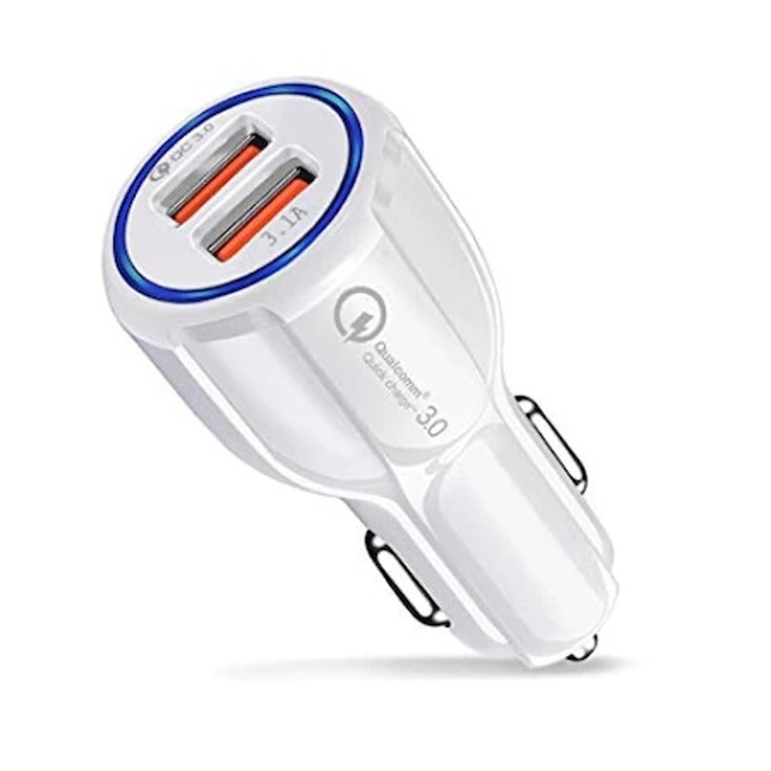 Incarcator auto Star, 12-24v LS CC9, Quick Charge 3.0, 2 x USB, Alb fotografia produsului